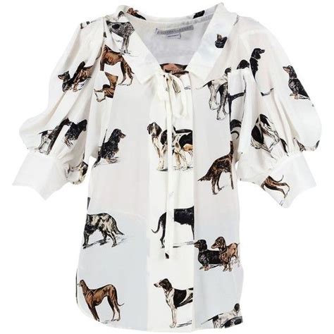 Unleash Your Style with Our Eye-Catching Dog Print Blouse